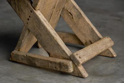 Pair of Rustic Folk Art Chairs France Early 20th Century
