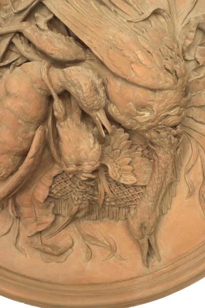 Pair of Rustic French Resin Wall Plaques