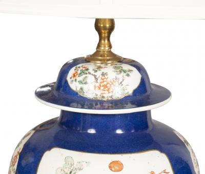 Pair of Samson Chinese Style Porcelain Table Lamps