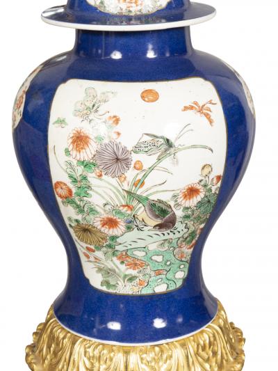 Pair of Samson Chinese Style Porcelain Table Lamps