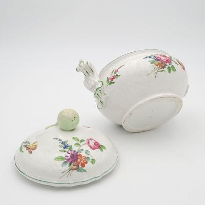 Pair of Sauce Tureens Germany circa 1820 As Is