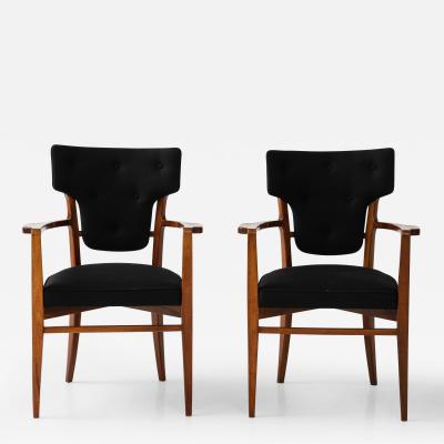 Pair of Scandinavian Arm Chairs