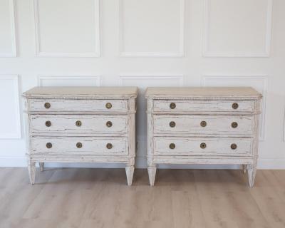 Pair of Scandinavian Chests of Drawers circa 1920