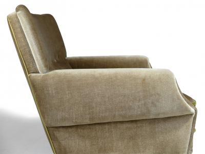 Pair of Scandinavian Lounge Chairs in Original Mohair