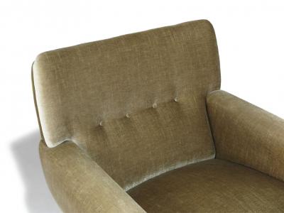 Pair of Scandinavian Lounge Chairs in Original Mohair