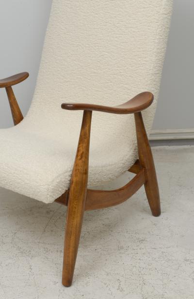 Pair of Scandinavian Mid Century Lounge Chairs