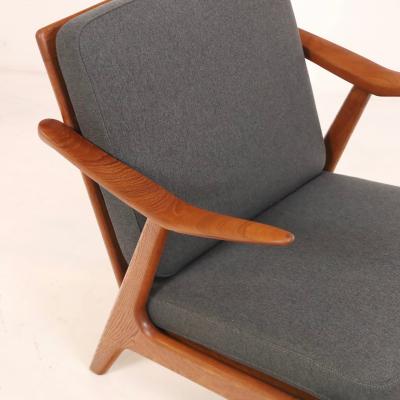 Pair of Scandinavian Modern Spade Lounge Chairs Designed by Finn Juhl