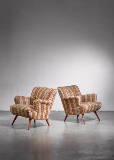 Pair of Scandinavian Modern armchairs