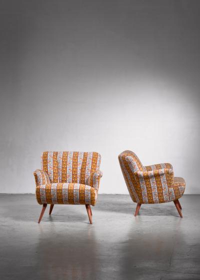 Pair of Scandinavian Modern armchairs