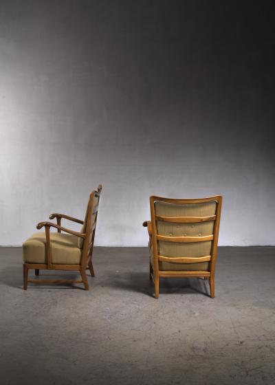 Pair of Scandinavian Modern armchairs