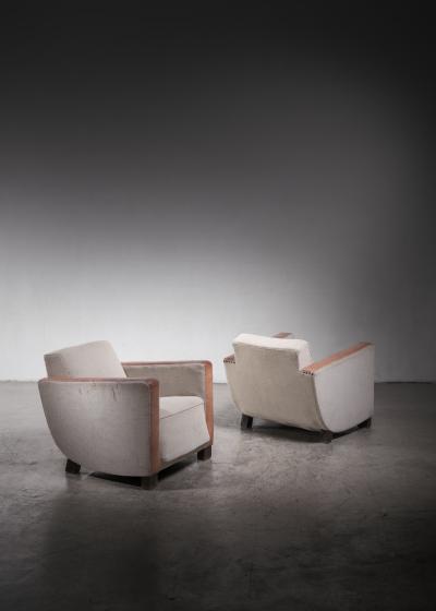 Pair of Scandinavian Modern armchairs