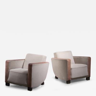 Pair of Scandinavian Modern armchairs