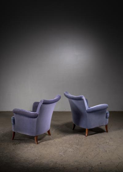 Pair of Scandinavian Modern armchairs