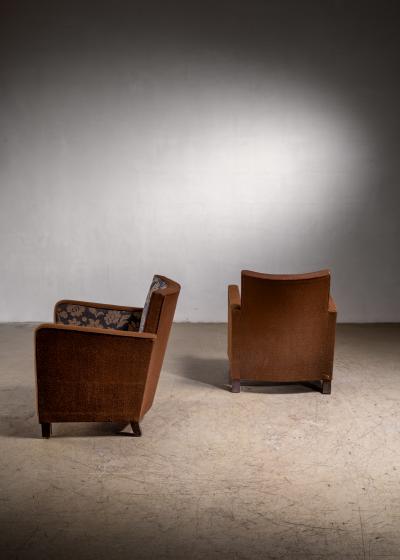 Pair of Scandinavian Modern club chairs