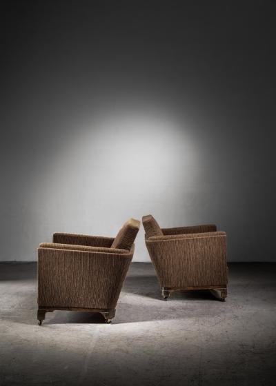 Pair of Scandinavian Modern club chairs