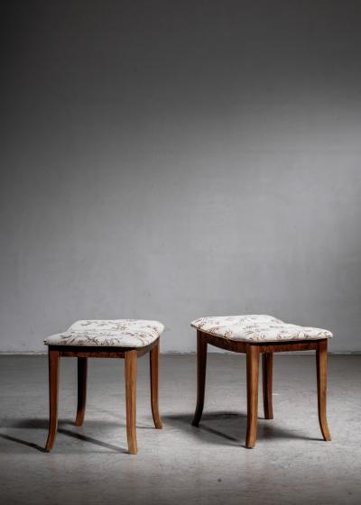 Pair of Scandinavian Modern stools
