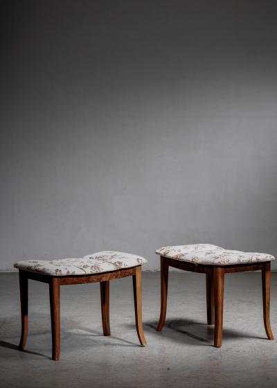 Pair of Scandinavian Modern stools