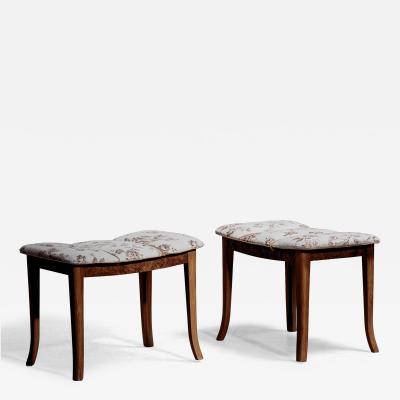 Pair of Scandinavian Modern stools