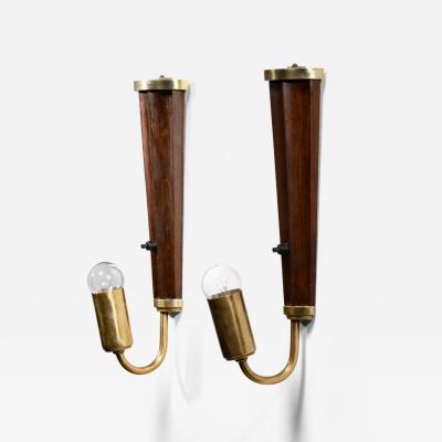 Pair of Scandinavian Modern wall lamps