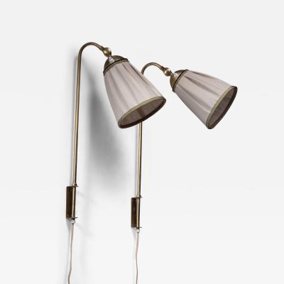 Pair of Scandinavian Modern wall lamps