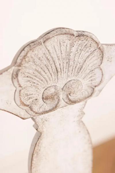 Pair of Scandinavian Rococo Style Painted Armchairs