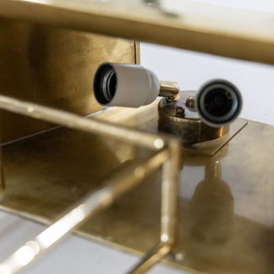 Pair of Sconces in the style of Maison Bagu s France Mid 20th Century