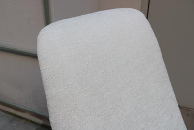 Pair of Sculptural Italian Tall Back Armchairs