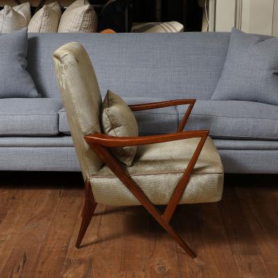 Pair of Sculptural Lounge Chairs