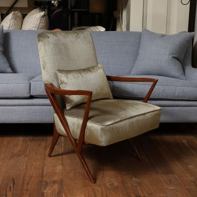 Pair of Sculptural Lounge Chairs