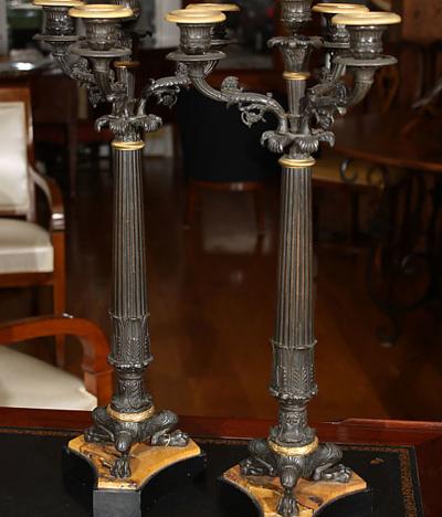 Pair of Second Empire Candleabras