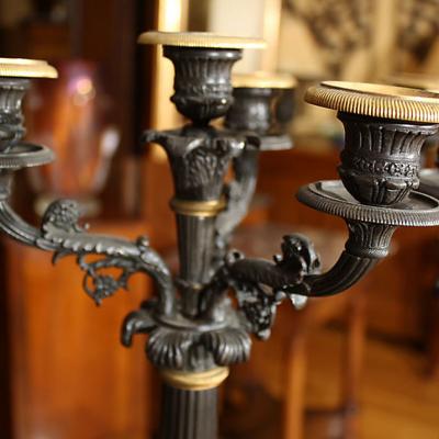 Pair of Second Empire Candleabras