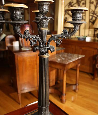Pair of Second Empire Candleabras