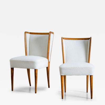 Pair of Side Chairs Italy 1950s