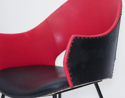 Pair of Side Chairs designed by Cerutti di Ugo DAlessio C 1960 Italy