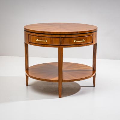 Pair of Side Tables with Hidden Glass Tops Probably Italy Mid 20th Century