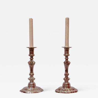 Pair of Silver Candlesticks