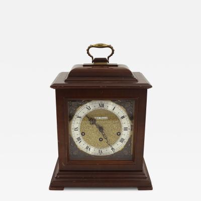 Pair of Similar English Victorian Mahogany Table Clocks