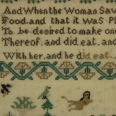 Pair of Sister Samplers 1810 Priscella and H Trokes