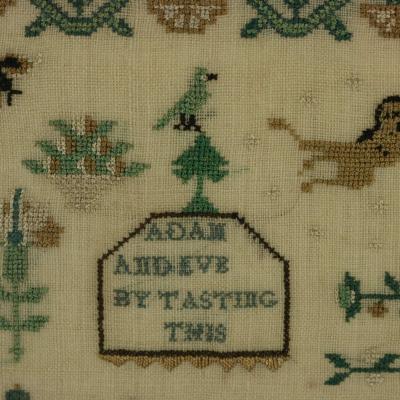 Pair of Sister Samplers 1810 Priscella and H Trokes