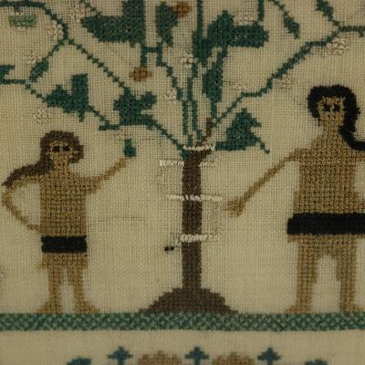 Pair of Sister Samplers 1810 Priscella and H Trokes