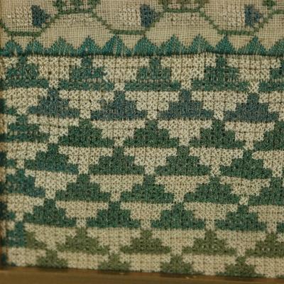 Pair of Sister Samplers 1810 Priscella and H Trokes