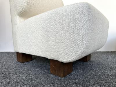 Pair of Slipper Chairs P Italy 1970s