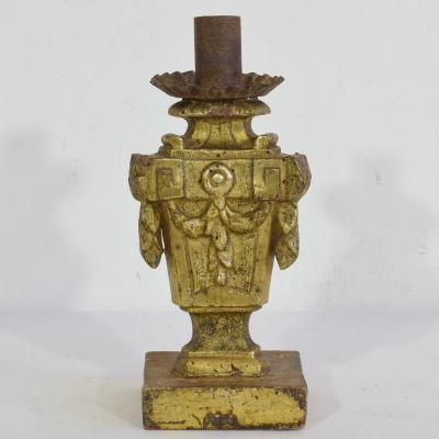 Pair of Small 18th Century Italian Neoclassical Candleholders Candlesticks