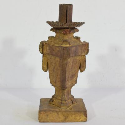 Pair of Small 18th Century Italian Neoclassical Candleholders Candlesticks