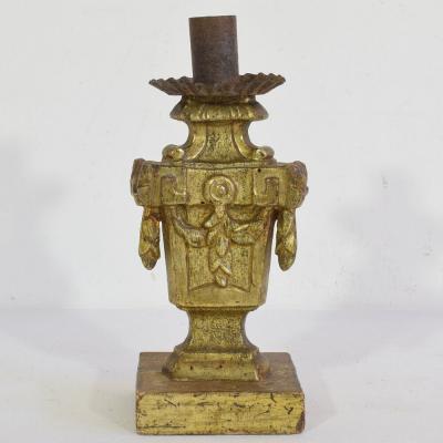 Pair of Small 18th Century Italian Neoclassical Candleholders Candlesticks