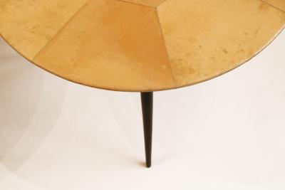 Pair of Small Aldo Tura Parchment Top Side Tables Italy 1950s