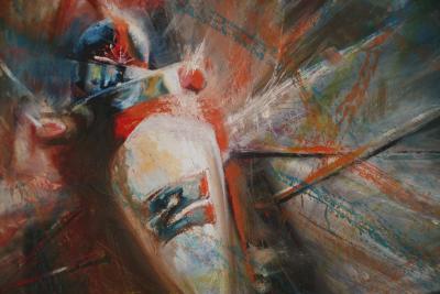 Pair of Solaris Formula 1 Paintings