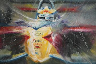 Pair of Solaris Formula 1 Paintings