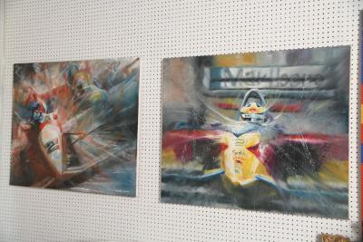 Pair of Solaris Formula 1 Paintings