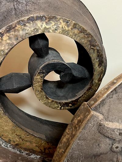 Pair of South Indian Hand Carved Fore and Aft Indian Snake Boat Prows